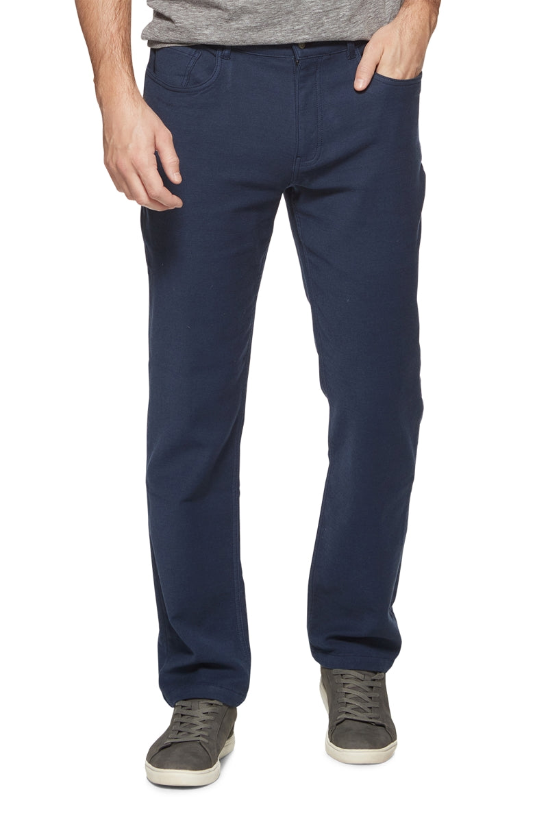 Wholesale,Flag & Anthem, Flag & Anthem Navy Stretch 5-pocket Straight Knit Jeans, Blue, 33W-32L-Tag33