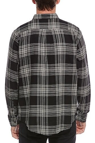 Wholesale,Scotch & Soda, Scotch & Soda Black/Cream Textured Plaid Shirt, Black, Small-43-TagS
