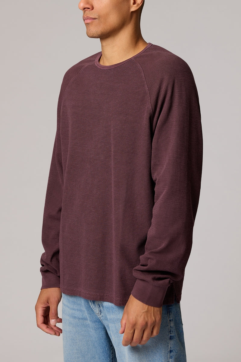 Wholesale,Mavi, Mavi Plum Interlock Raglan Garment Dyed T-Shirt, Purple, Small-42-TagSMedium-44-TagMLarge-46-TagLExtra Large-48-TagXLExtra Extra Large-51-TagXXL