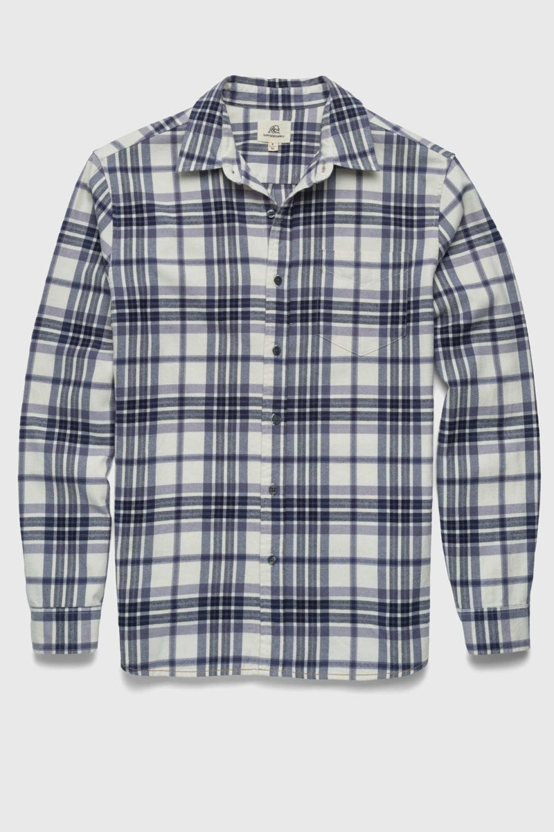 Wholesale,Surfside Supply, Surfside Supply Navy/White Brushed Flannel Plaid Overshirt, Blue, Small-40-TagSMedium-42-TagMLarge-46-TagLExtra Large-50-TagXL