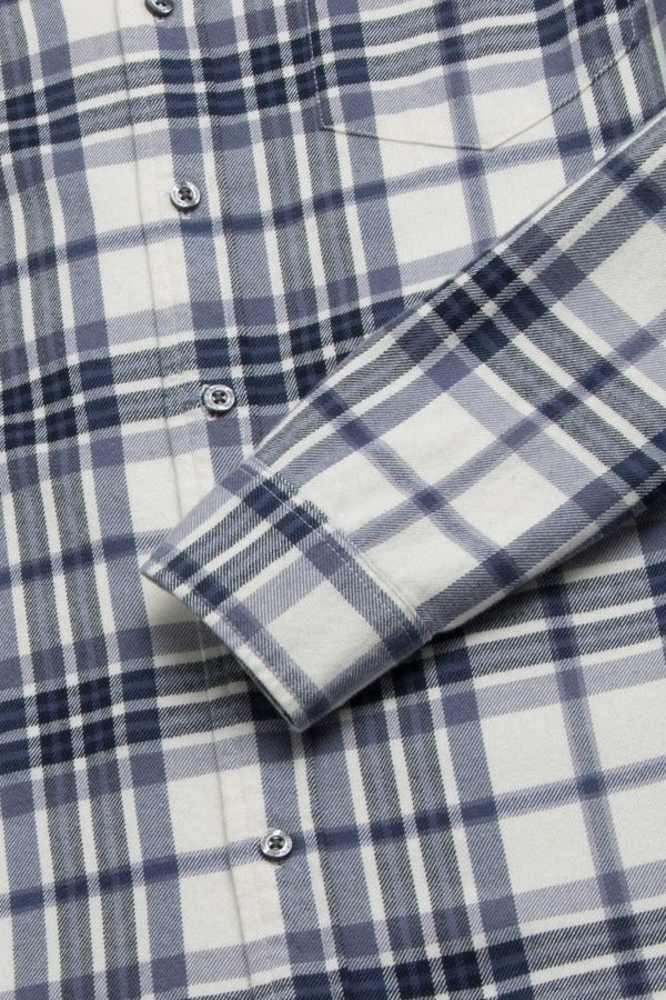 Wholesale,Surfside Supply, Surfside Supply Navy/White Brushed Flannel Plaid Overshirt, Blue, Small-40-TagSMedium-42-TagMLarge-46-TagLExtra Large-50-TagXL