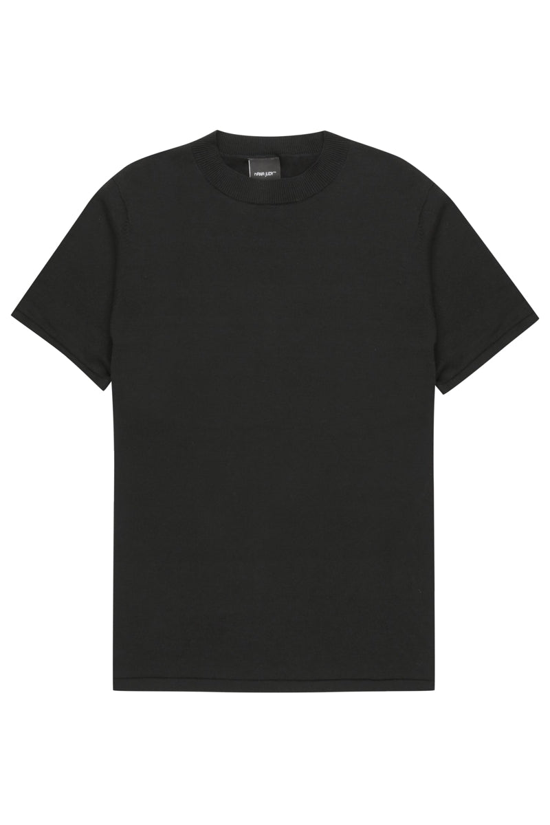 Wholesale,Nana Judy, Nana Judy Black Luxe Soft Knit Tee, Black, Extra Large-46-TagXL