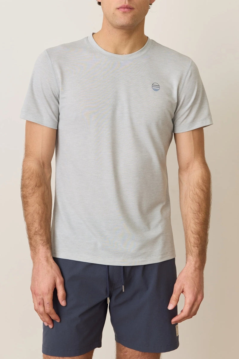 Wholesale,Marine Layer, Marine Layer Light Grey Air Crew Tee, Grey, Extra Large-48-TagXL