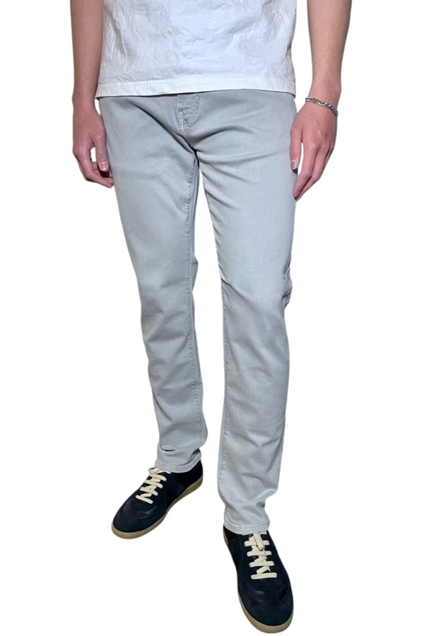 Mavi Light Grey Jake Slim Leg Jeans