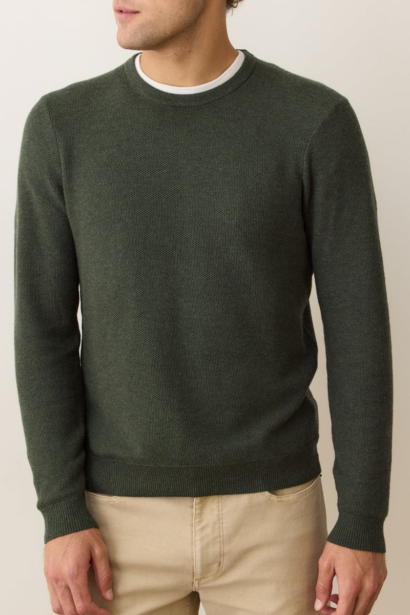 Wholesale,Marine Layer, Marine Layer Olive Green Crewneck Sweater, Green, Small-38-TagSMedium-41-TagMLarge-45-TagLExtra Large-48-TagXLExtra Extra Large-50-TagXXL