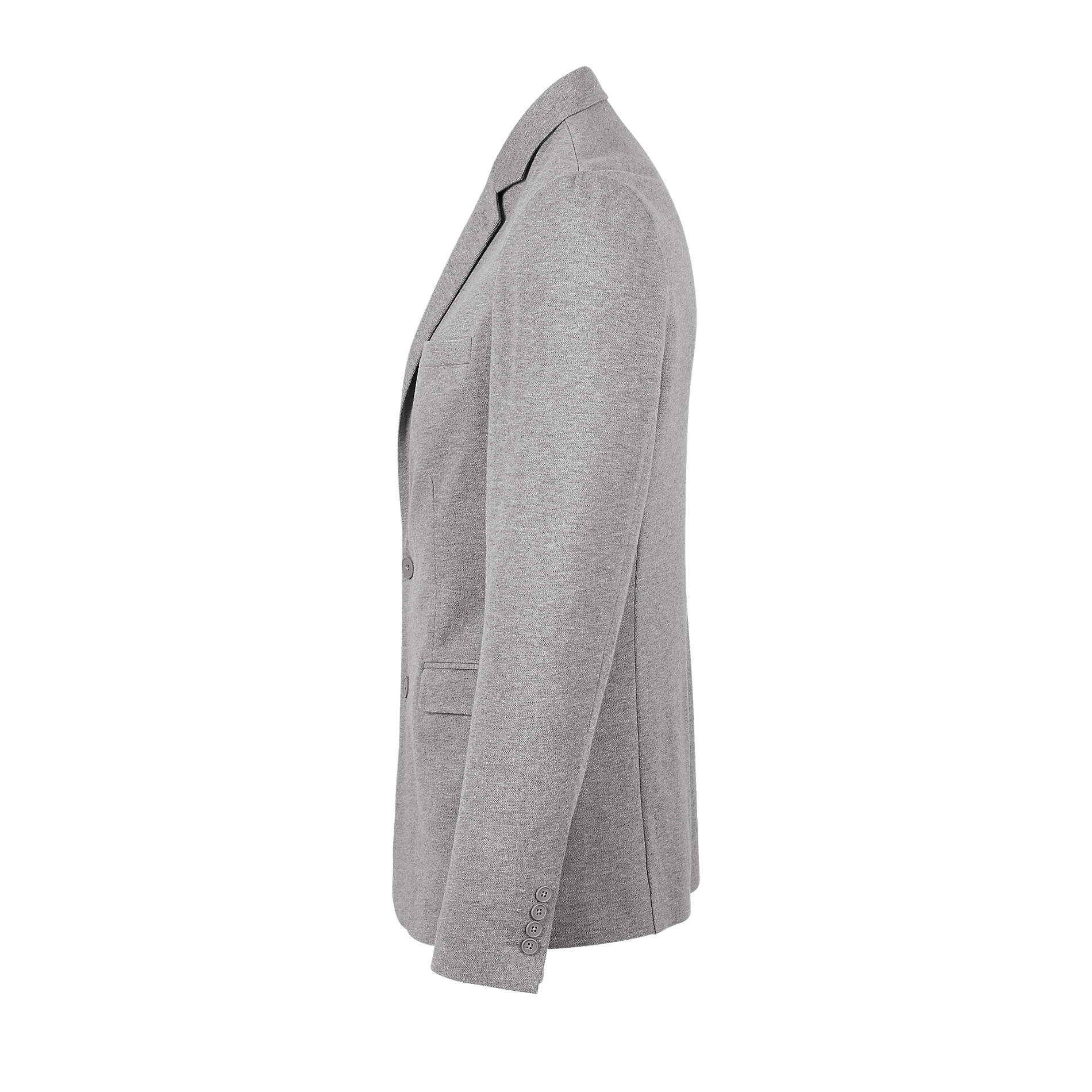 Faire,NEOBLU, NEOBLU Grey Piqué Lightweight Casual Blazer, Grey, Extra Large-48-Tag58