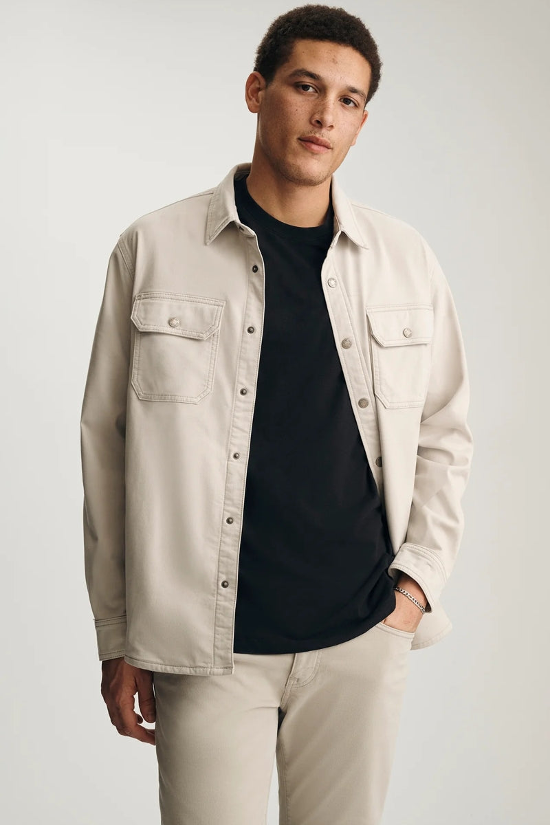 Wholesale,Mavi, Mavi Beige Stretch Denim Snap Overshirt, Tan, Large-48-TagLExtra Large-50-TagXLExtra Extra Large-52-TagXXL