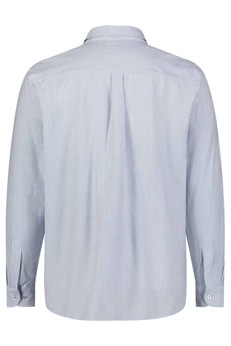 Wholesale,American Heritage, American Heritage Blue/White Striped Knit Performance Shirt, Blue, Large-47-TagLExtra Large-50-TagXLExtra Extra Large-53-TagXXLSmall-41-TagSMedium-44-TagM