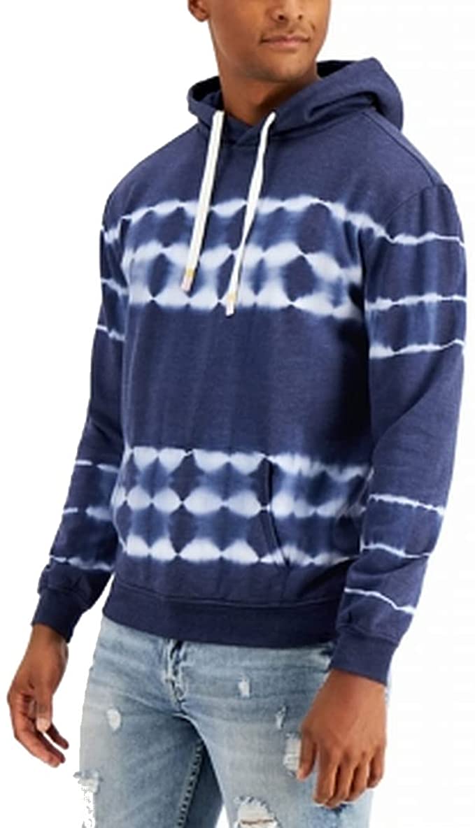Bobbi + Bricka,Sovereign Code, Sovereign Code Blue Heathered Tie Dye Hoodie, Blue, Medium-43-TagM