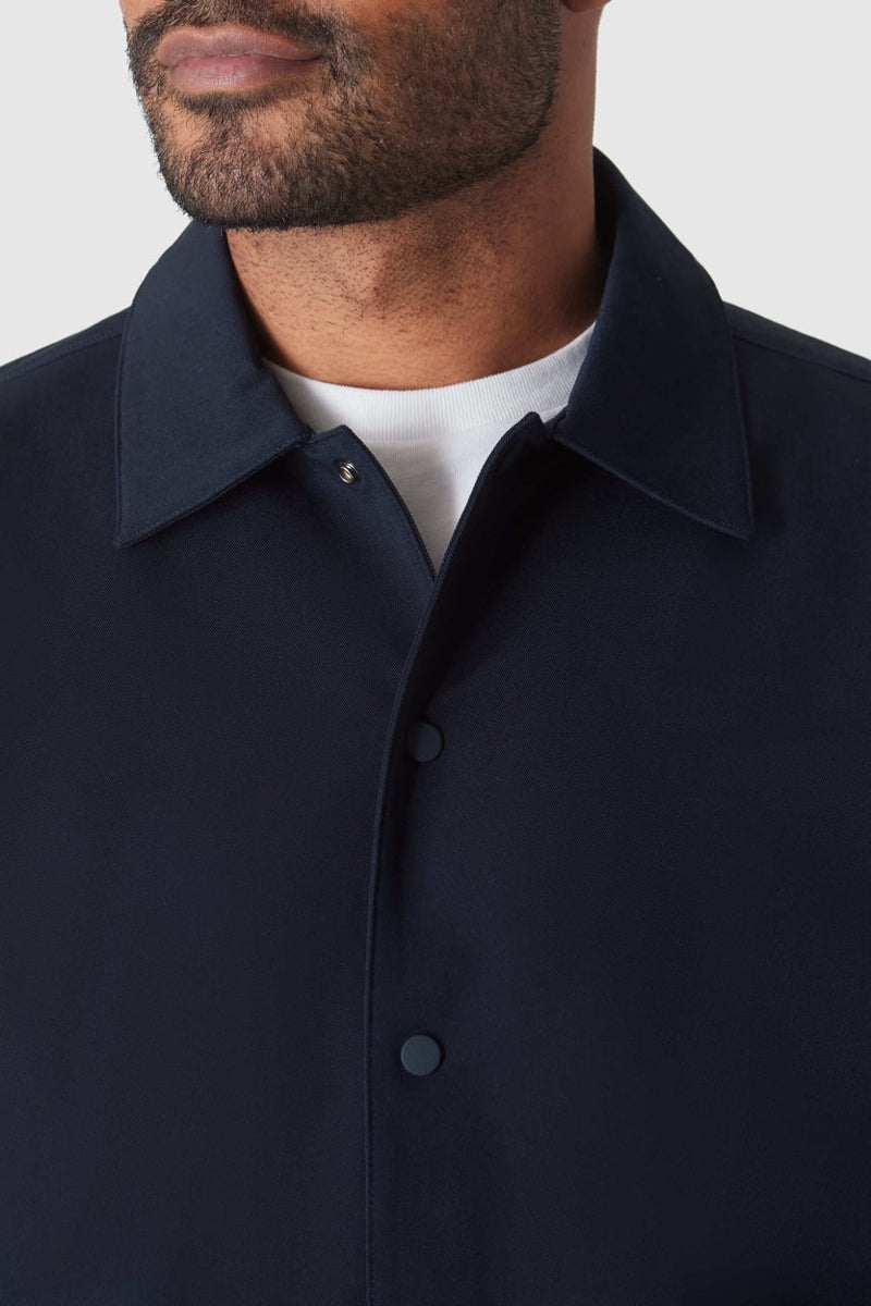 True Classic Navy Added Stretch Twill Jacket