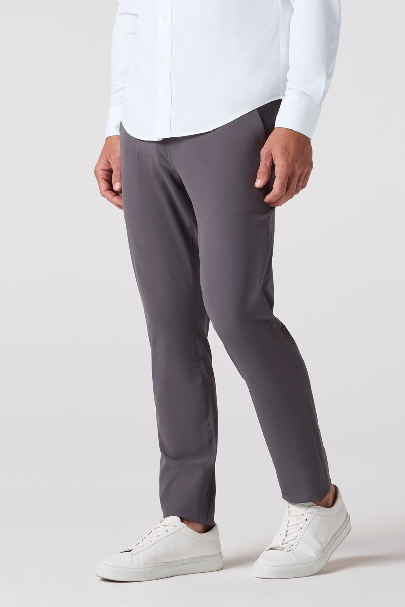 Wholesale,Mizzen + Main, Mizzen + Main Charcoal Helmsman Four-way Stretch Chino Pant, Grey, 38W-32L-Tag38
