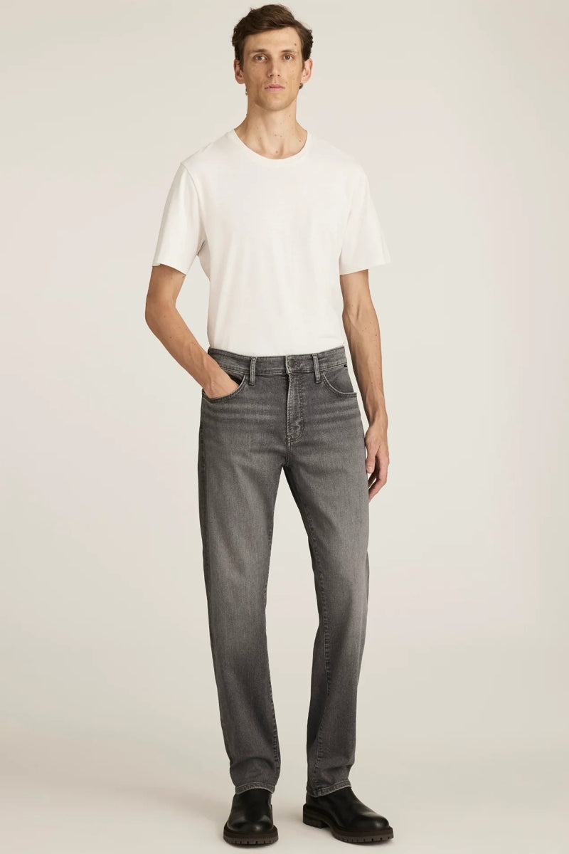 Wholesale,Mavi, Mavi Mid Smoke Supermove Zach Straight Leg Jeans, Grey, 33W-30L-Tag33