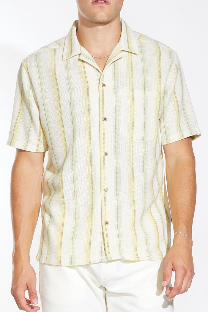 Wholesale,Civil Society, Civil Society Sage/White Striped Textured Shirt, Green, Small-43-TagSMedium-45-TagMLarge-47-TagLExtra Large-49-TagXL