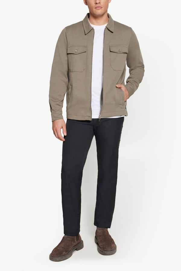 Signal Clothing Smokey Olive Full Zip Overshirt