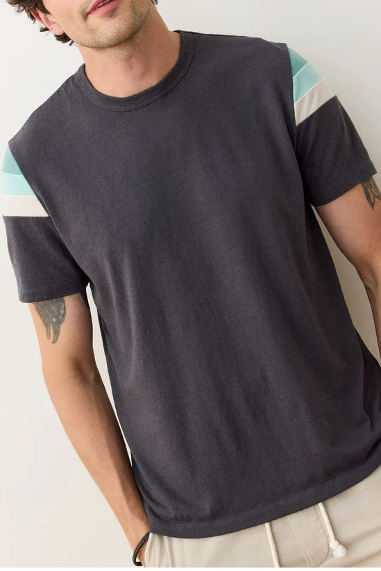 Wholesale,Marine Layer, Marine Layer Charcoal Recycled Vintage Slub Tee, Grey, Small-41-TagS