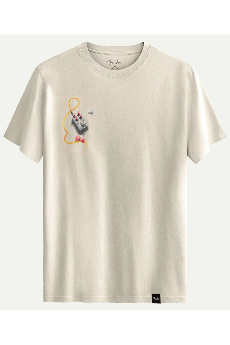 Wholesale,KAFT, KAFT Beige Guitar Design Print T-Shirt, Tan, Small-40-TagSMedium-42-TagMLarge-44-TagLExtra Large-46-TagXLExtra Extra Large-48-TagXXL