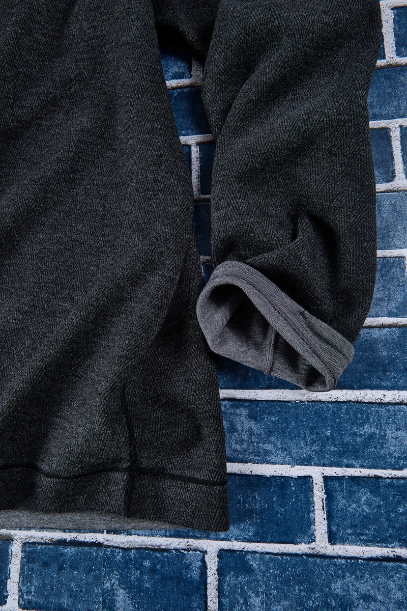 Wholesale,Nicoby Age of Wisdom, Nicoby Age of Wisdom Black Herringbone Qtr Zip Pullover, Black, Medium-43-TagM