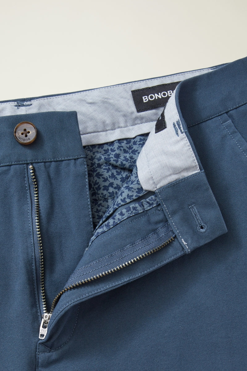 Wholesale,Bonobos, Bonobos Blue Slim Stretch Washed 2.0 Chino Pants, Blue, 34W-30L-Tag34