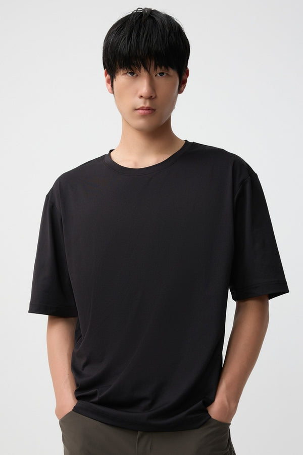 FYNE Black Moisture Absorption T-Shirt