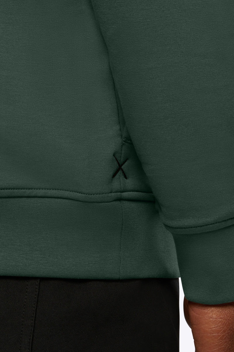 Wholesale,CUTS, CUTS Hunter Green French Terry Hoodie, Green, Extra Large-50-TagXLSmall-42-TagS