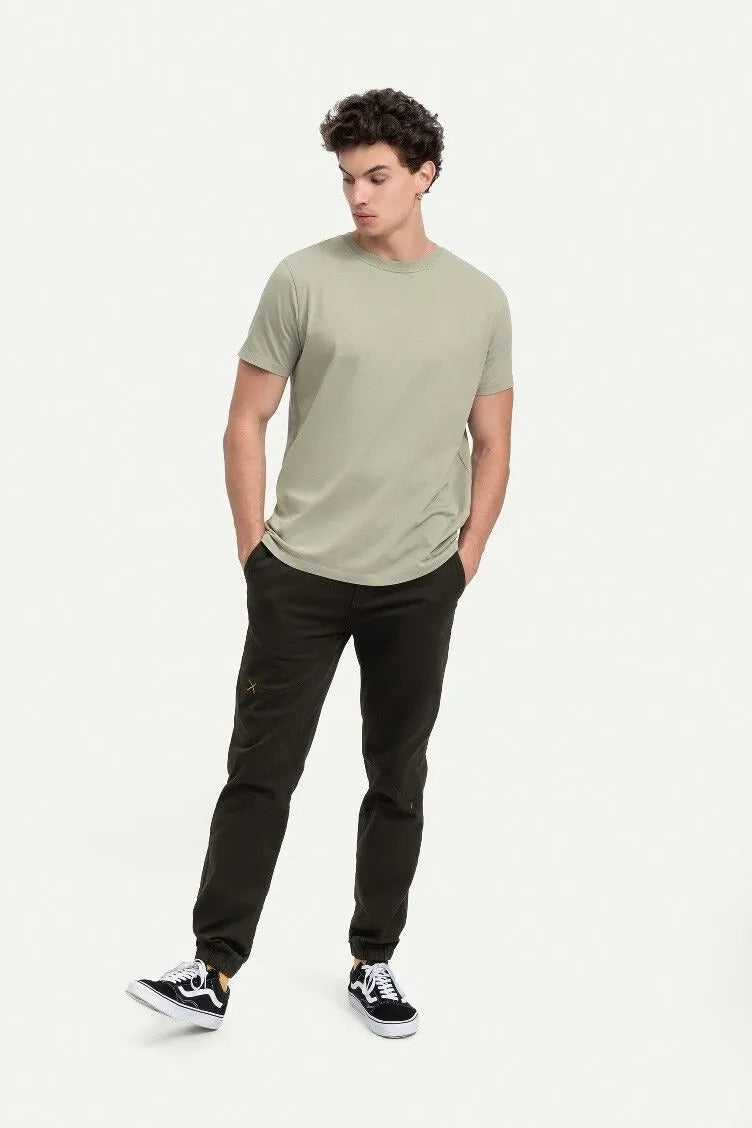 Wholesale,KAFT, KAFT Sage Green Combed Cotton T-Shirt, Green, Extra Large-48-TagXL