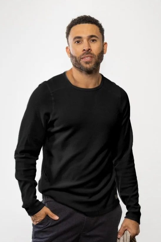 Wholesale,Mason Cruz, Mason Cruz Black Preformance Long Sleeve Tee, Black, Small-42-TagSMedium-44-TagMLarge-46-TagLExtra Large-48-TagXLExtra Extra Large-50-TagXXL