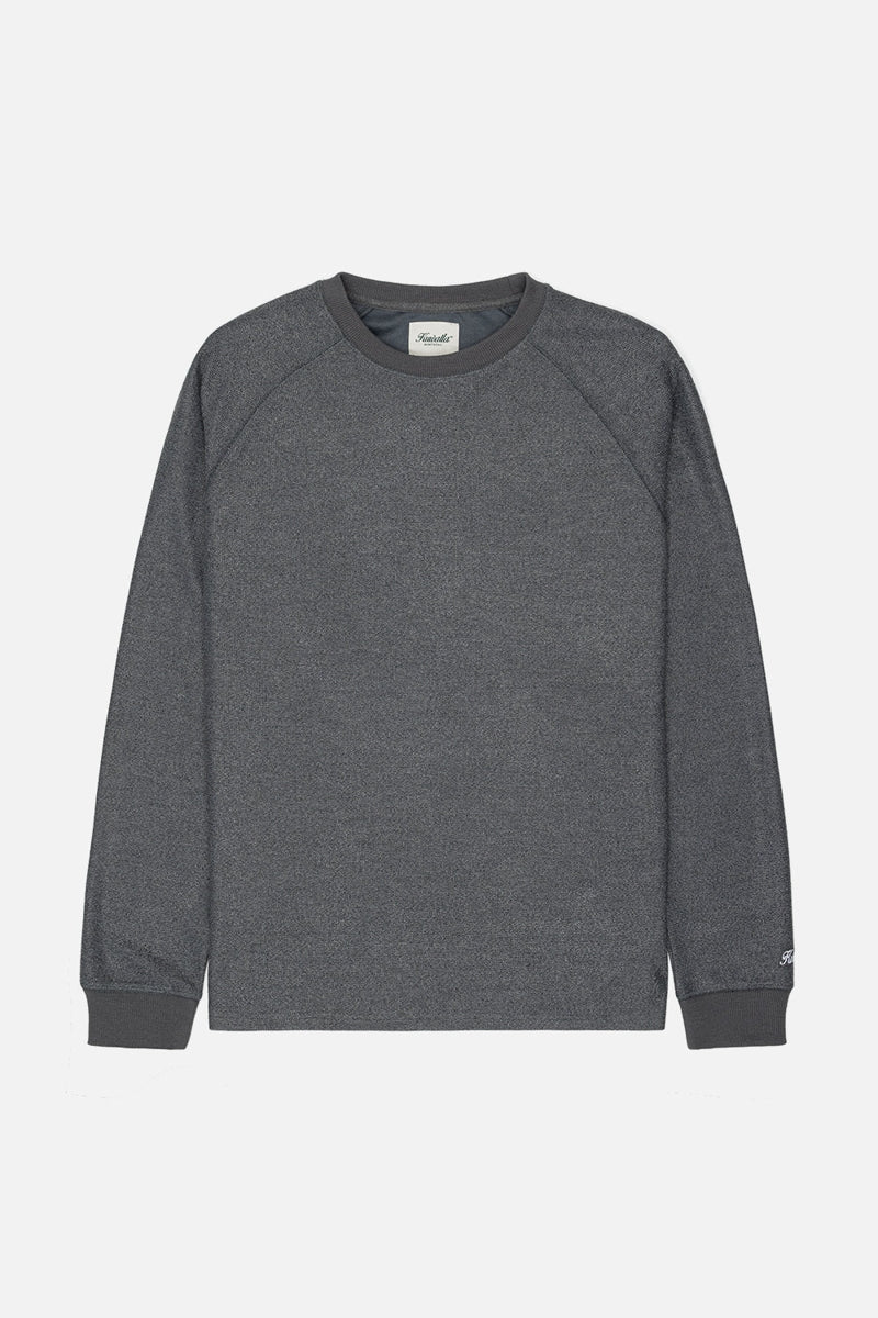 Wholesale,Kuwalla, Kuwalla Grey Marled Crewneck Thermal, Grey, Small-42-TagSLarge-46-TagLExtra Large-48-TagXLExtra Extra Large-50-TagXXL