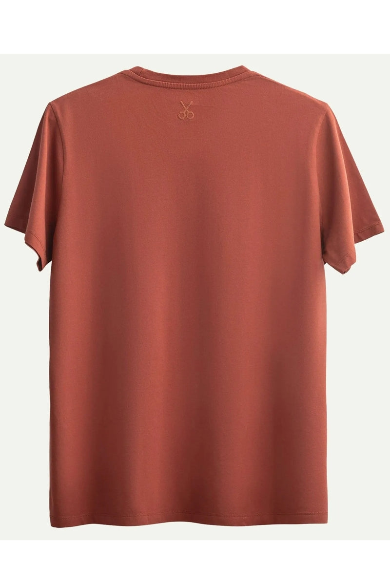 Wholesale,KAFT, KAFT Brick Combed Cotton T-Shirt, Red, Medium-44-TagM