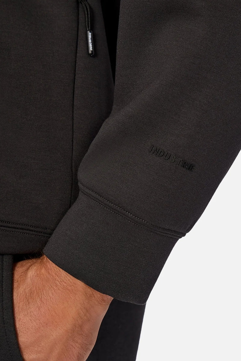 Wholesale,INDUSTRIE AUSTRALIA, INDUSTRIE AUSTRALIA Black Performance Long Sleeve Sweatshirt with Side pockets, Black, Small-45-TagSMedium-47-TagMLarge-49-TagLExtra Large-51-TagXLExtra Extra Large-53-TagXXL