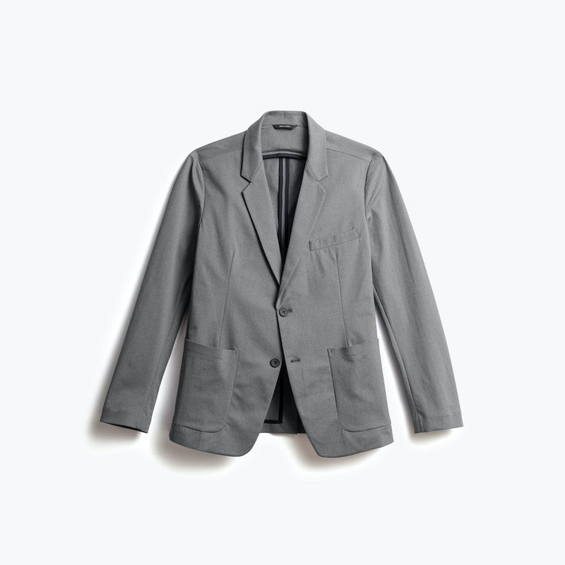 Ministry of Supply Grey 4 Way Stretch Kinetic Blazer