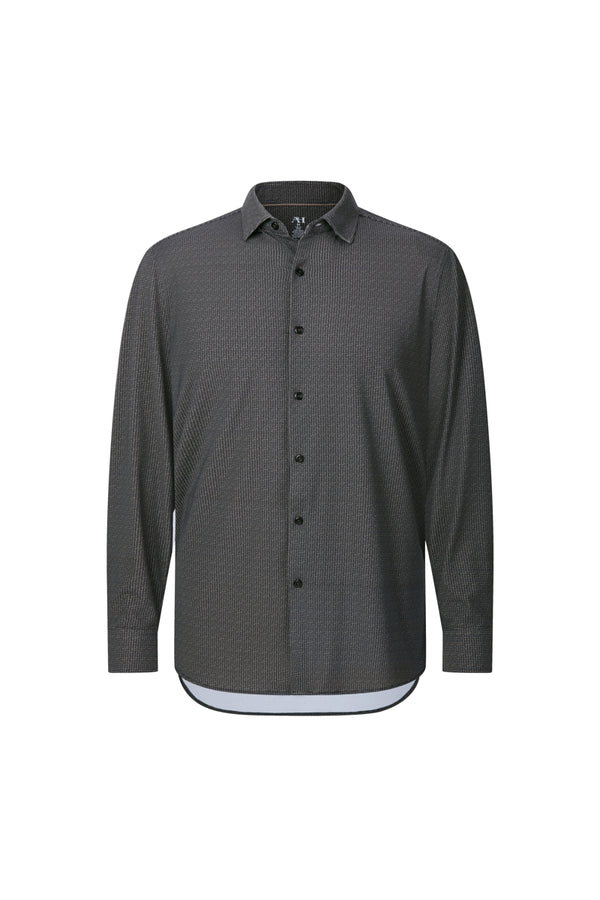 American Heritage Coffee Performance Printed Shirt