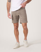 The Normal Brand Taupe Comfort Terry Utility Short