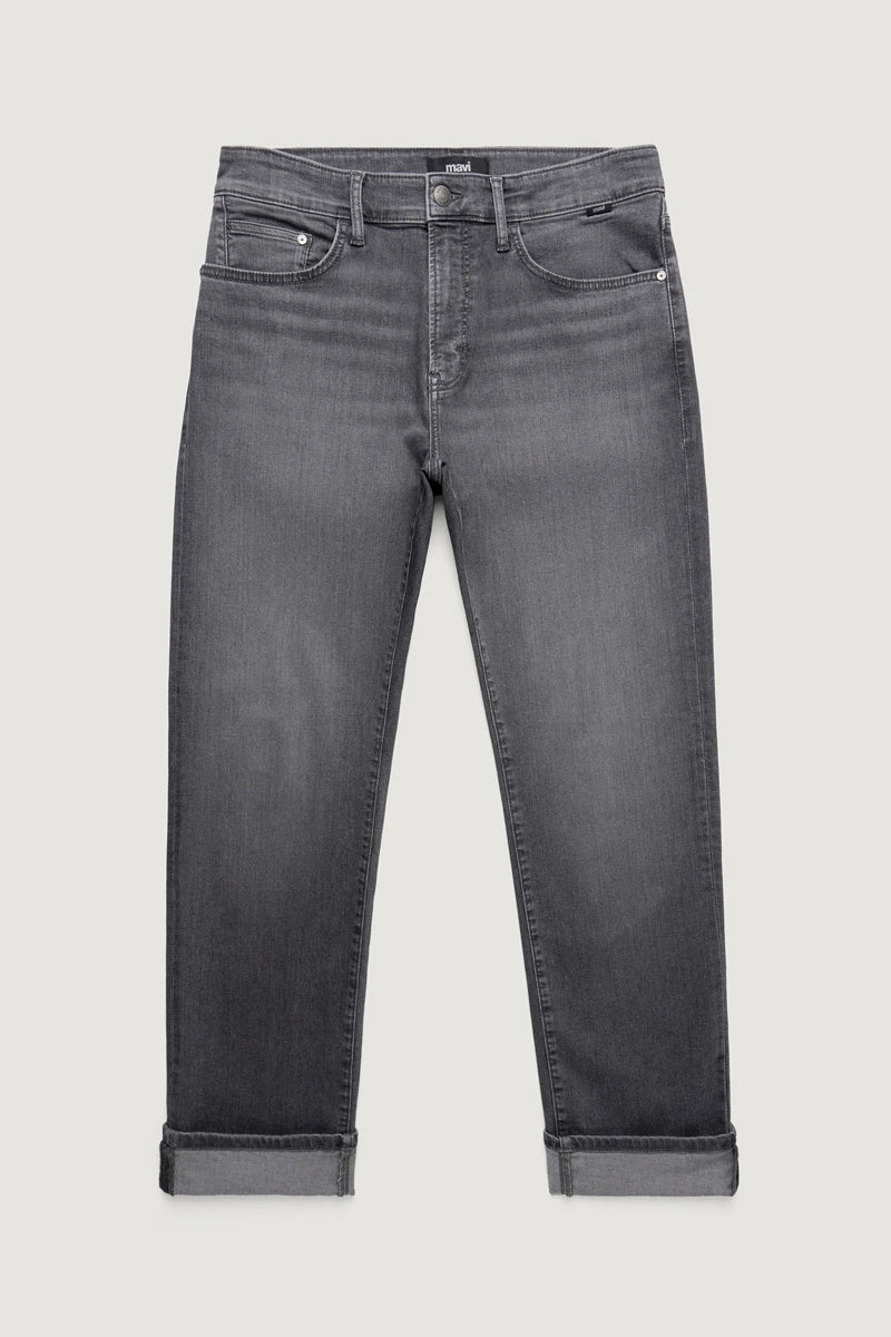 Wholesale,Mavi, Mavi Mid Smoke Supermove Zach Straight Leg Jeans, Grey, 33W-30L-Tag33