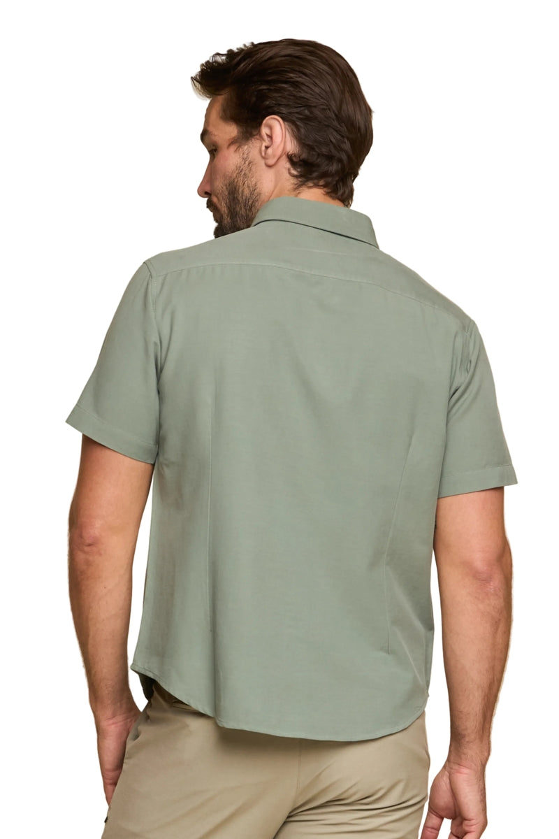 Wholesale,Fundamental Coast, Fundamental Coast Green Stretch Shirt, Green, Medium-44-TagMLarge-47-TagLExtra Large-50-TagXL