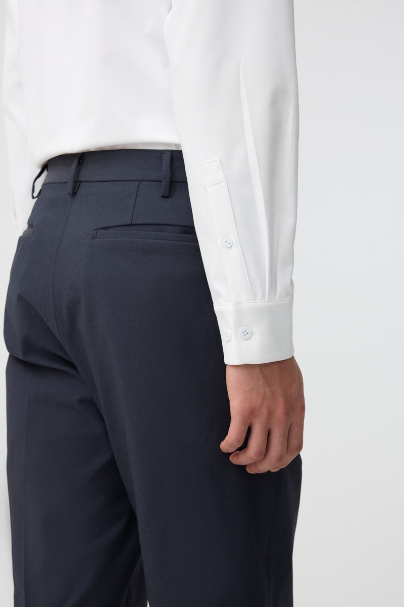 Direct From Brand,FYNE, FYNE White Moisture Absorption Slim Fit Dress Shirt, White, Small-39-TagS