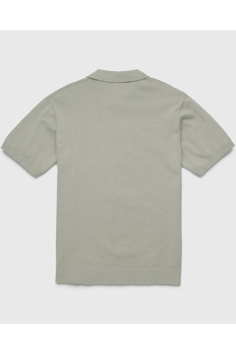 Wholesale,Surfside Supply, Surfside Supply Olive Vertical Stripe Rib Knit Shirt, Green, Large-44-TagL