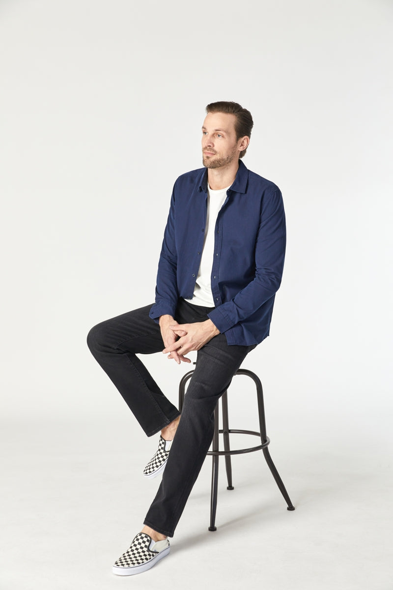 Wholesale,Mavi, Mavi Coal Black Feather Zach Straight Leg Jeans, Black, 32W-34L-Tag32