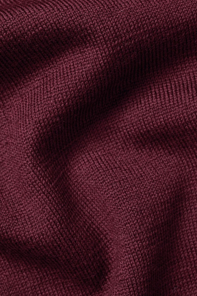 Wholesale,Charles Tyrwhitt, Charles Tyrwhitt Burgundy Pure Merino Wool V-Neck Sweater, Red, Medium-42-TagM