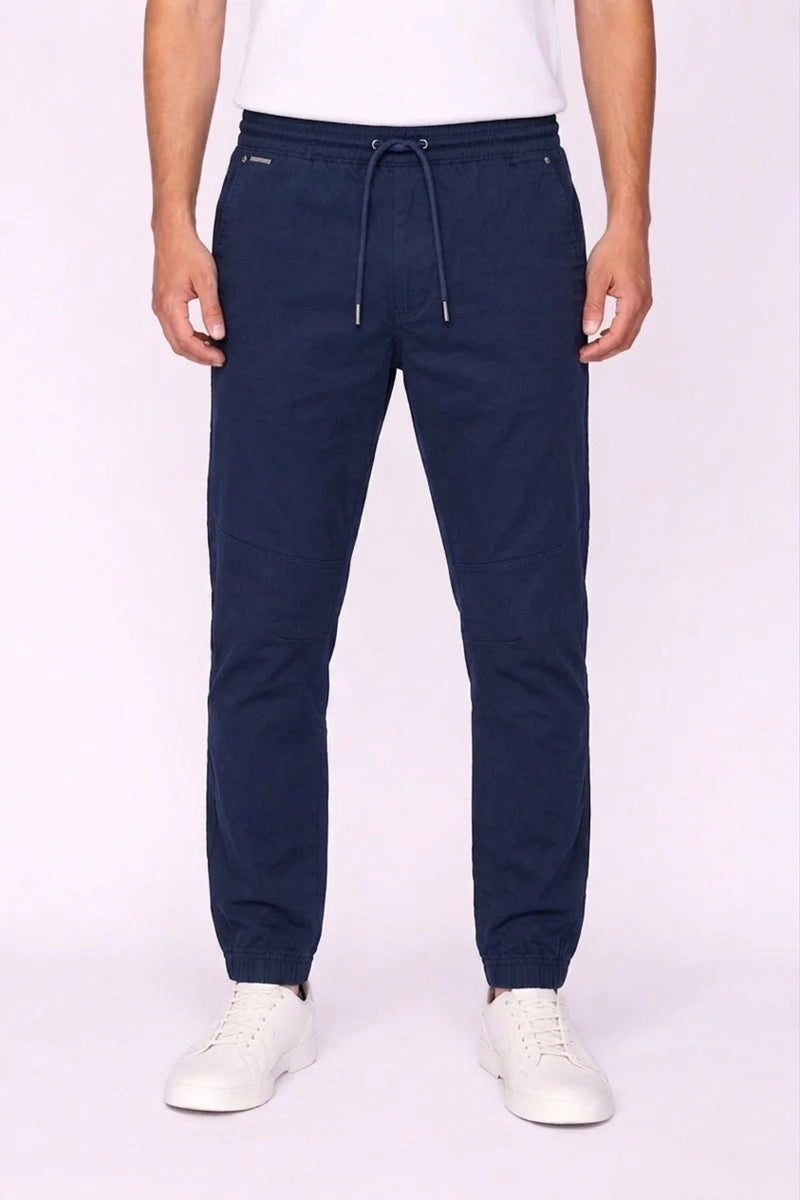 Wholesale,Projek Raw, Projek Raw Navy Drawstring Pull On Bungee Jogger, Blue, 32W-30L-TagM