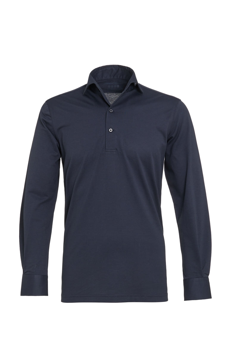 Wholesale,Luchiano Visconti, Luchiano Visconti Navy Japanese Performance Knit Polo, Blue, Small-41-TagSMedium-44-TagMLarge-46-TagLExtra Large-49-TagXLExtra Extra Large-52-TagXXL