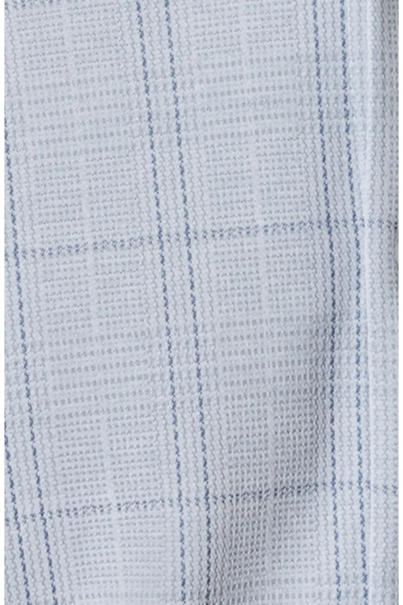 Wholesale,Robert Barakett, Robert Barakett Powder Blue Plaid Knit Shirt, Blue, Extra Large-48-TagXL