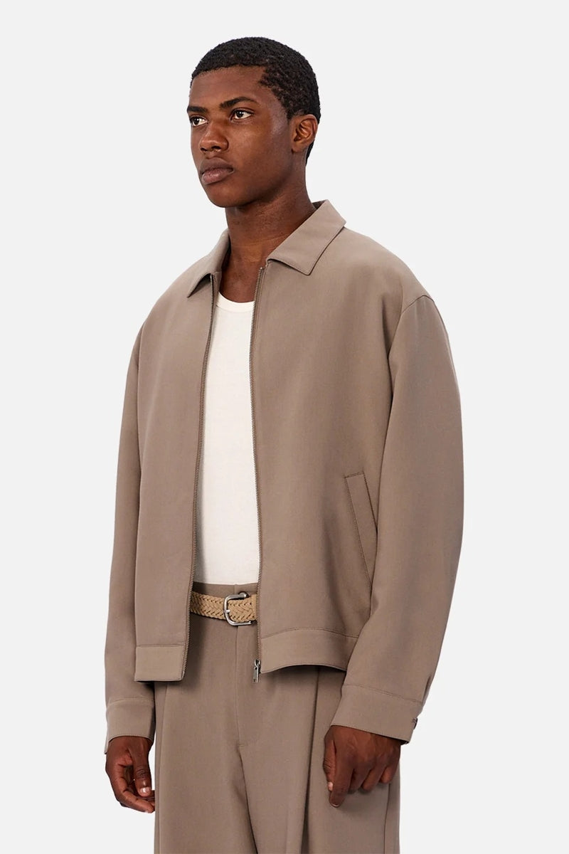Wholesale,INDUSTRIE AUSTRALIA, INDUSTRIE AUSTRALIA Taupe Bomber Jacket, Tan, Small-45-TagSMedium-47-TagMLarge-49-TagLExtra Large-51-TagXLExtra Extra Large-53-TagXXL