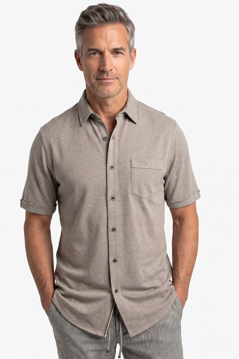 Wholesale,Nicoby Age of Wisdom, Nicoby Age of Wisdom Sand Button Front Shirt, Tan, Medium-42-TagMLarge-44-TagLExtra Large-48-TagXLExtra Extra Large-50-TagXXL
