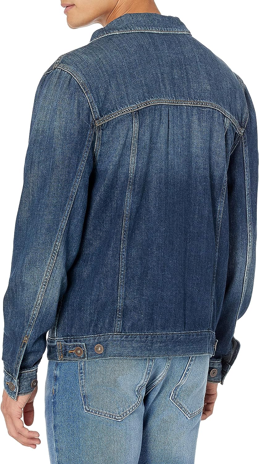 Otrium,Paige, Paige Blue Classic Denim Jacket, Blue, Extra Large-48-TagXL