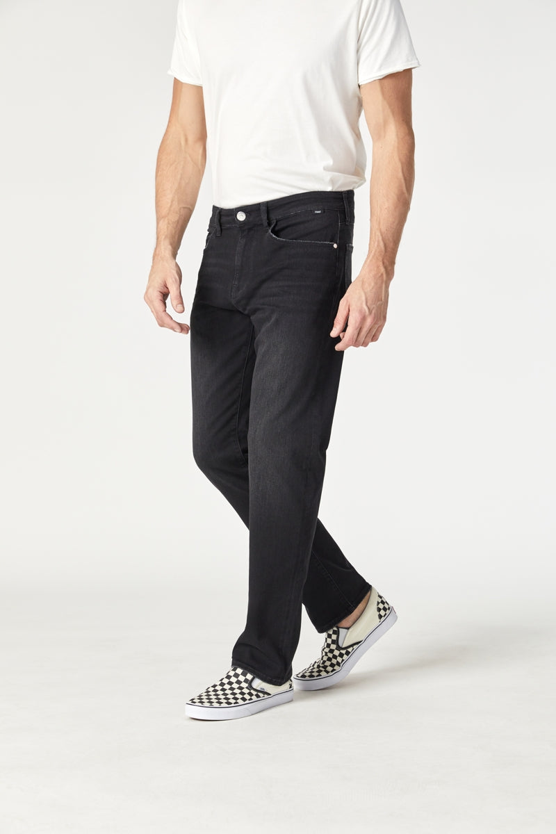 Wholesale,Mavi, Mavi Coal Black Feather Zach Straight Leg Jeans, Black, 34W-32L-Tag34