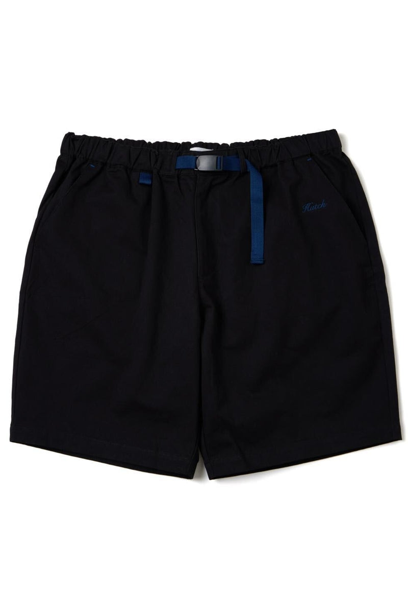 Direct From Brand,HUTCH ASAP, HUTCH BlackTwill Buckle Shorts, Black, 36W-9L-TagXL