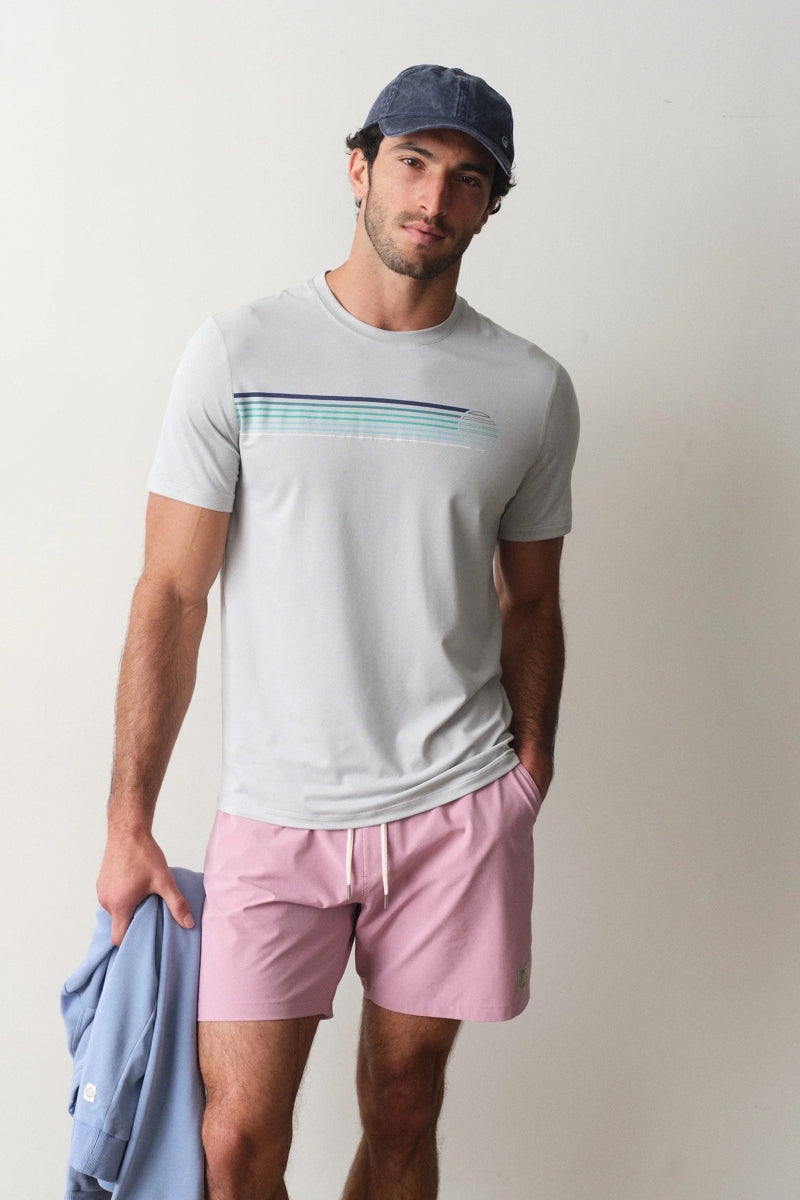 Wholesale,Marine Layer, Marine Layer Light Grey Stripe Graphic Tee, Grey, Extra Extra Large-50-TagXXL