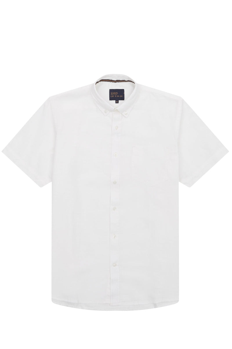 Wholesale,Signal Clothing, Signal Clothing White Stretch Shirt, White, Extra Large-52-TagXL