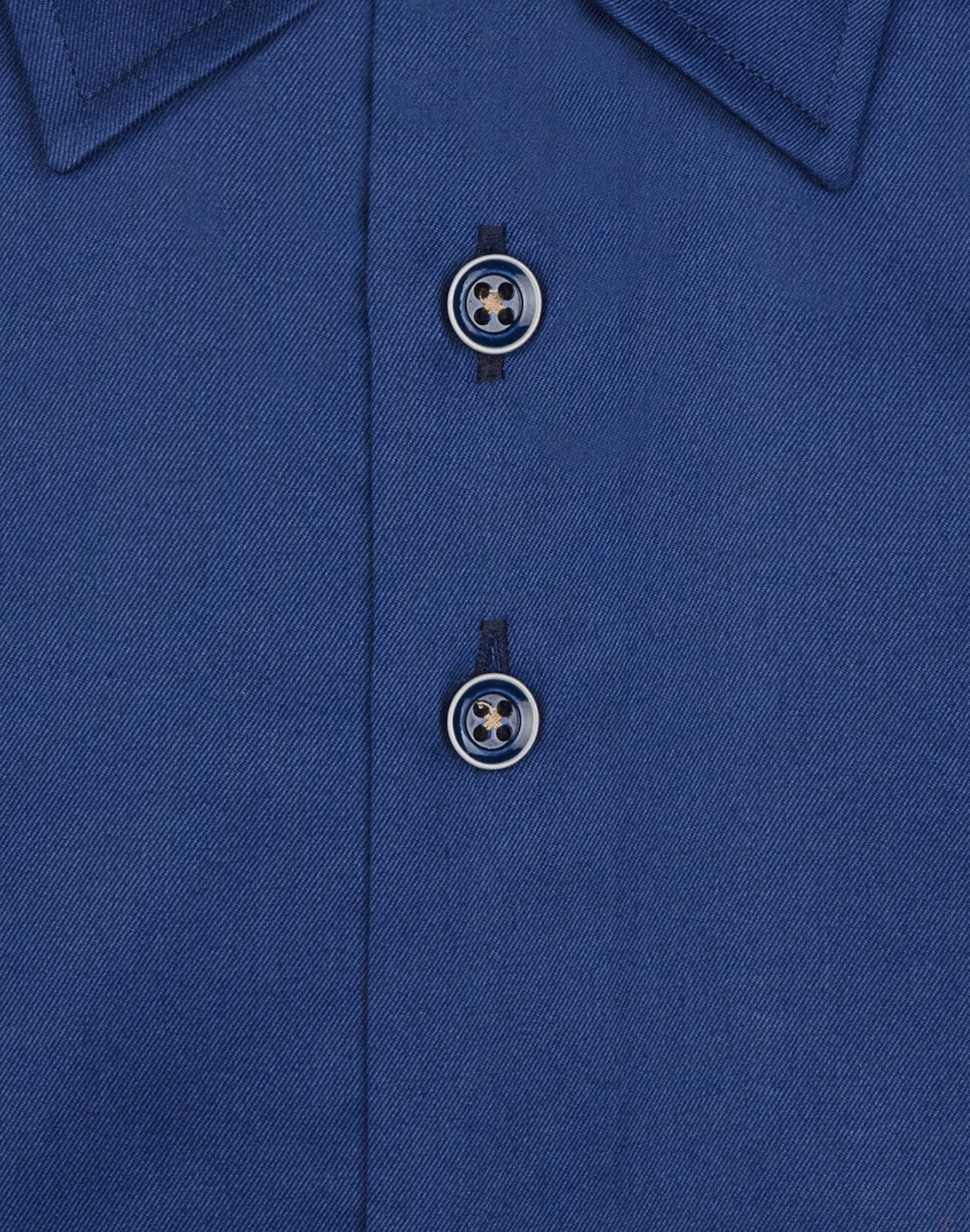 Brand Partner,R2 Amsterdam, R2 Amsterdam Dark Blue 2 Ply Cotton Shirt, Blue, Small-41-Tag39