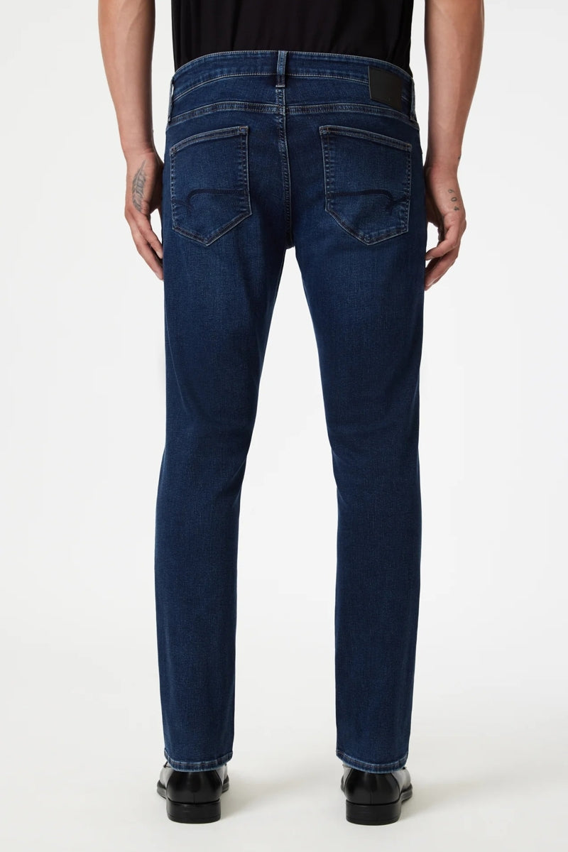 Wholesale,Mavi, Mavi Marcus Deep Brushed Feather Blue Slim Straight Leg Jeans, Blue, 34W-32L-Tag34